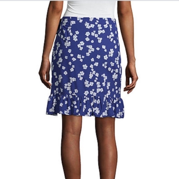 LAST ONE! New Women's Mixit Mid Rise Short Wrap Midi Skirt - Picture 2 of 11